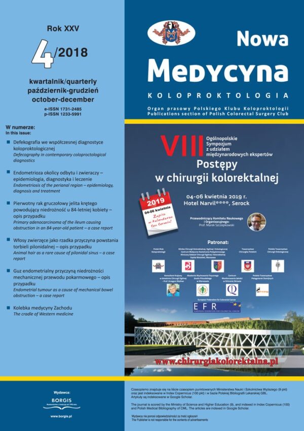Nowa Medycyna 2018/4 – Koloproktologia