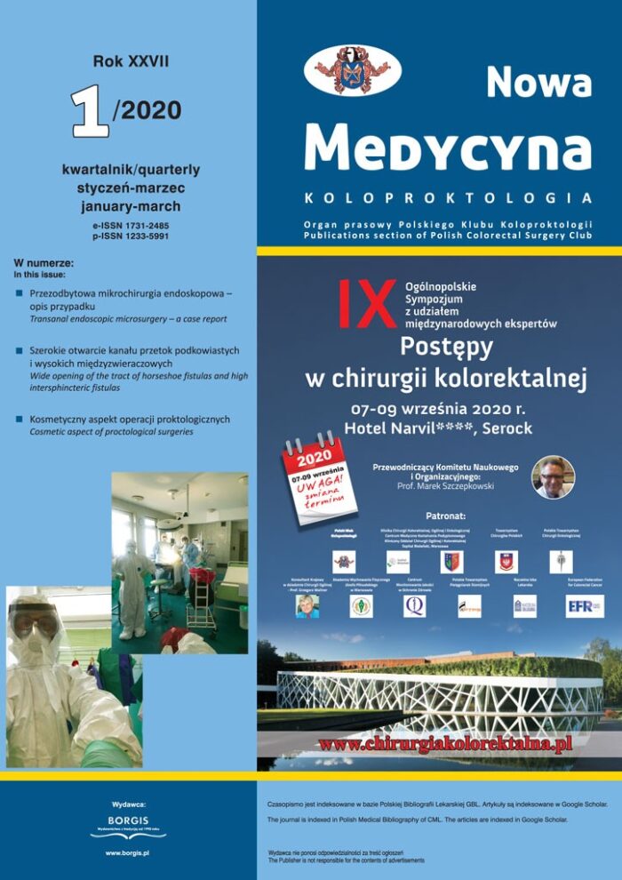 Nowa Medycyna 2020/1 – Koloproktologia