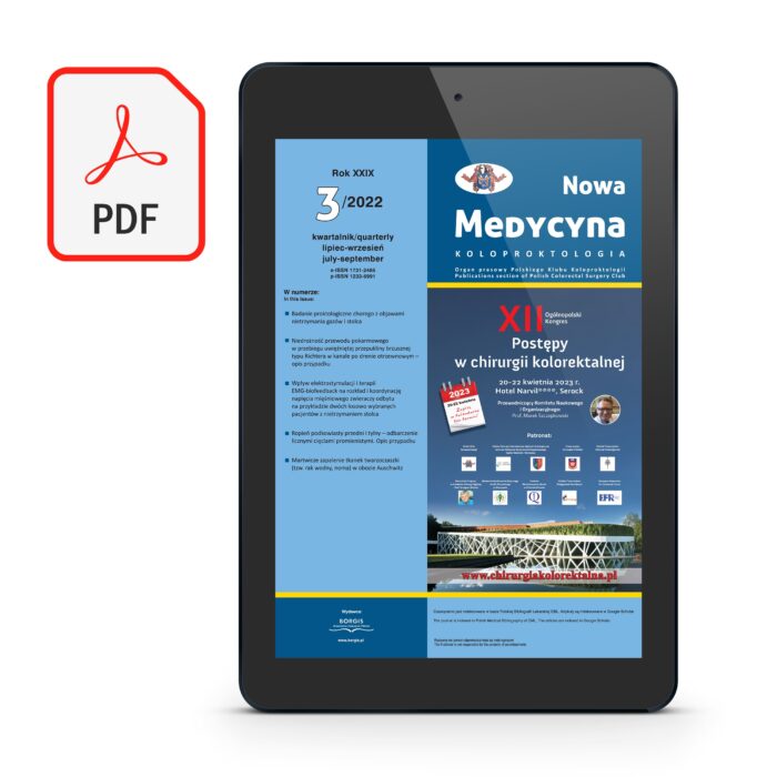 [PDF] Nowa Medycyna 2022/3 – Koloproktologia